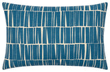 Surya Natur Pillow Shell With Down Insert 13"H X 20"W Dark Blue