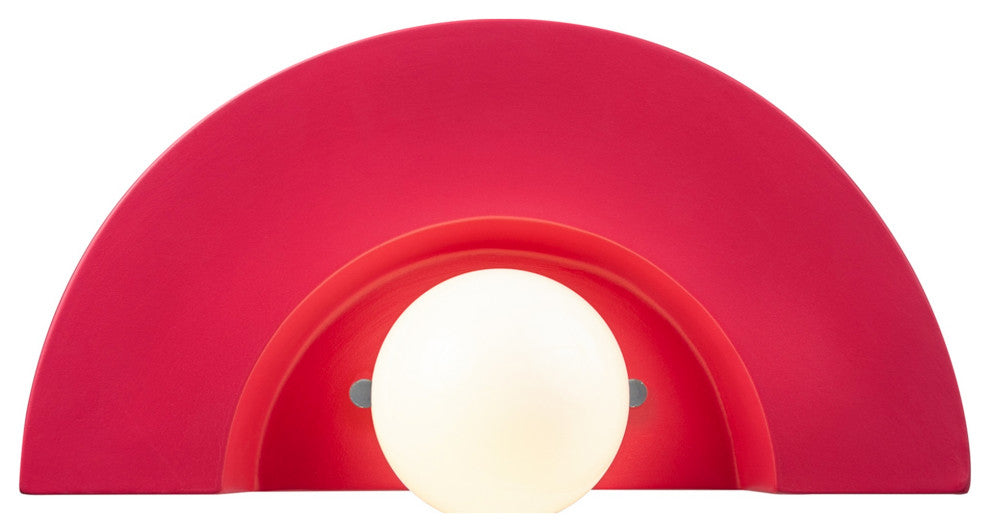 Crescent Wall Sconce, Cerise