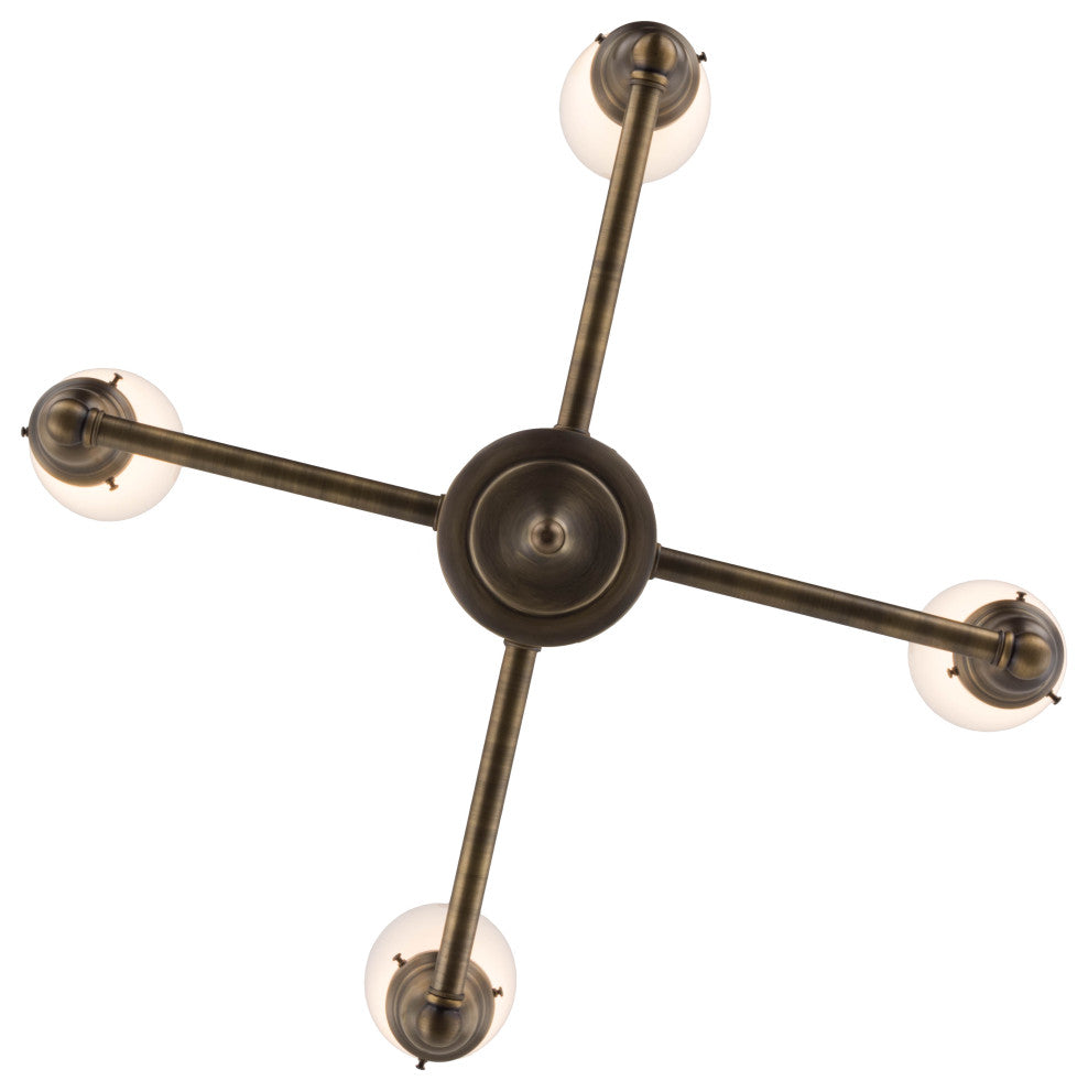 27W Revival Oyster Bay Goblet 4 LT Chandelier