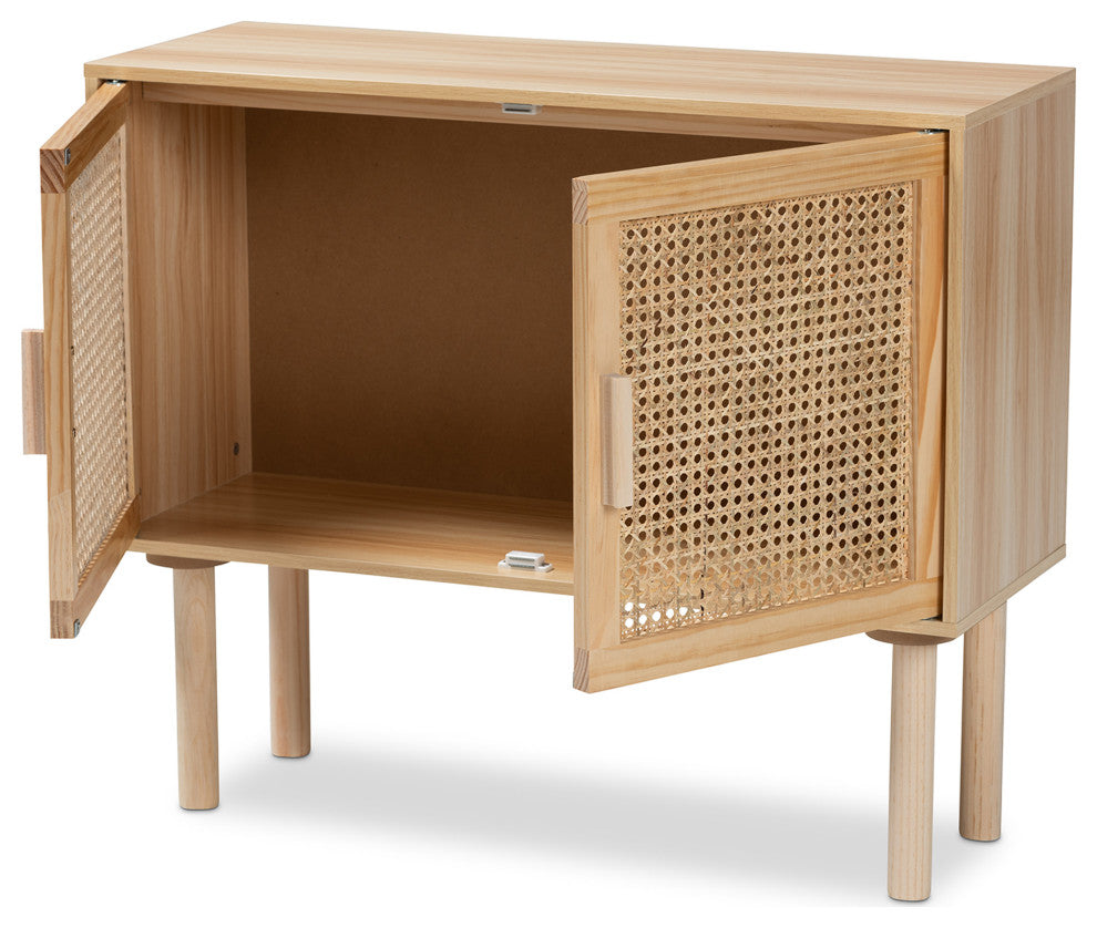 Kaidan Mid-Century Rattan Collection, 2-Door Sideboard Buffet