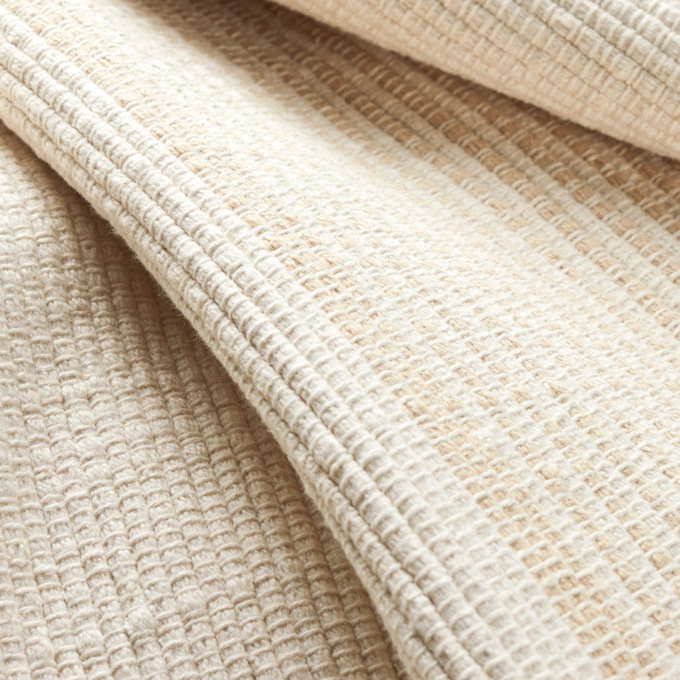Mark D. Sikes x Dash & Albert La Mirada Wheat Cotton Rug, Natural, 6' x 9'