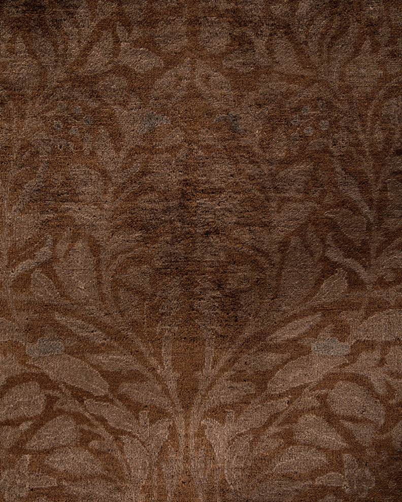 Fine Vibrance, One-of-a-Kind Handmade Area Rug Brown, 15'6"x12'6"