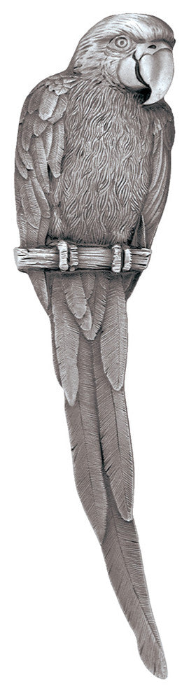 McCaw Pull Antique Brass Left Side, Antique Pewter, Left