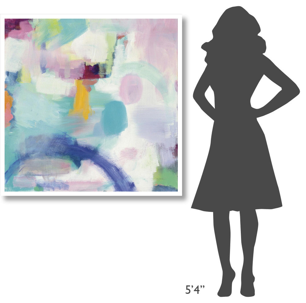 "Trial and Airy" Digital Paper Print by Mary Urban, 42"x42"