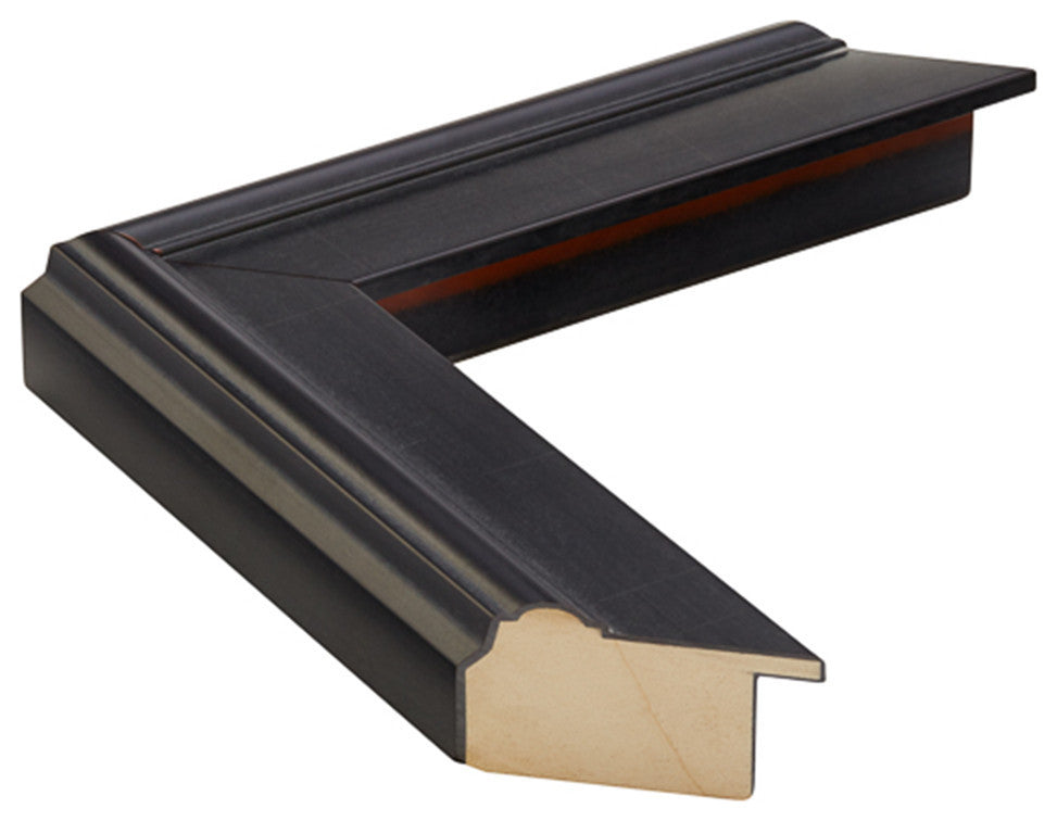 Kendall Framed Wall Mirror, Black, 20"x60"