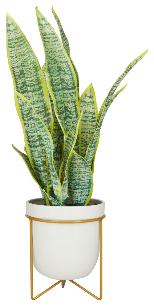 Traditional Green Faux Foliage Artificial Plant