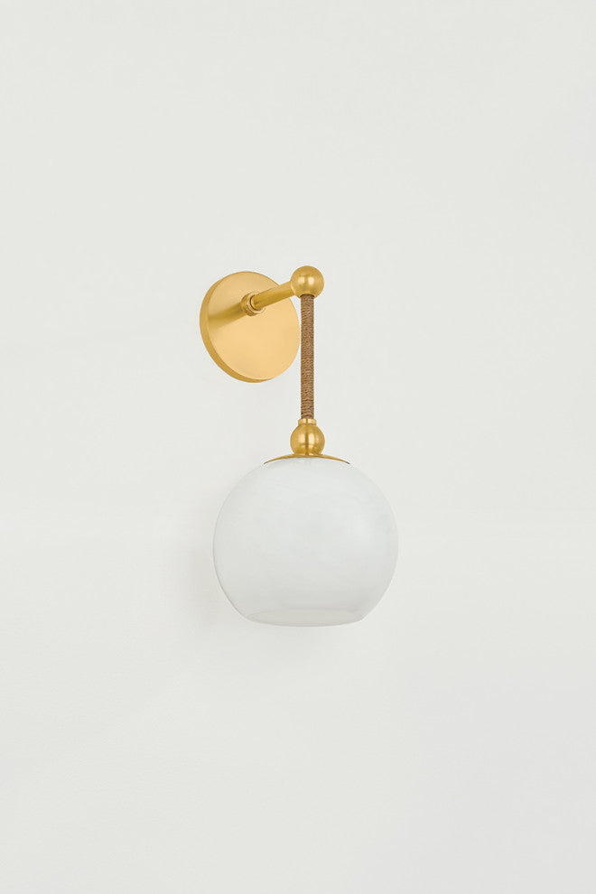 Mandy Cheng x Mitzi Abbie Wall Sconce Aged Brass