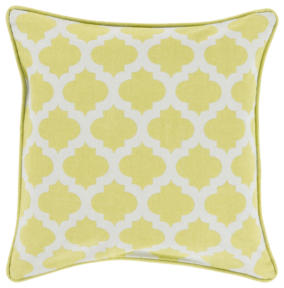 Surya Morrocan Printed Lattice MPL-002 18" x 18" Pillow Cover