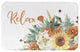 Relax Autumn Cow Wreath 34x21 Bath Mat