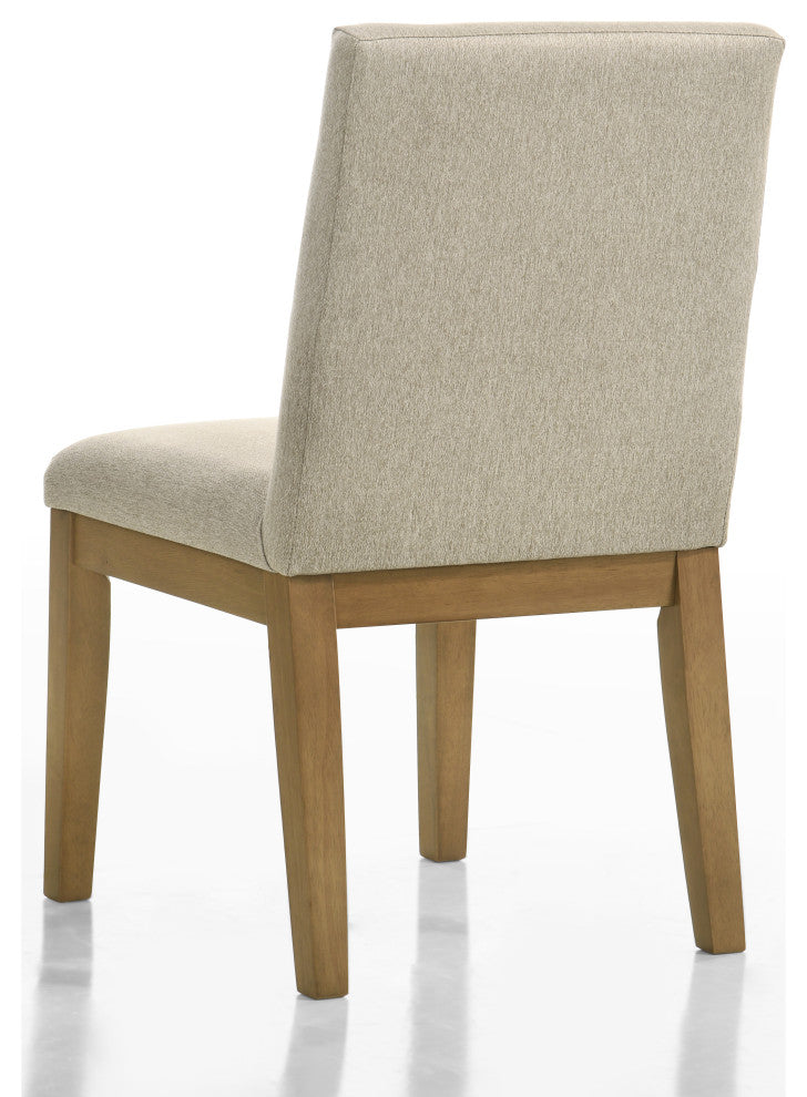 Jasper 5-Piece 59" Wide Round Dining Set Pedestal Base With Upholstered Chairs, Driftwood