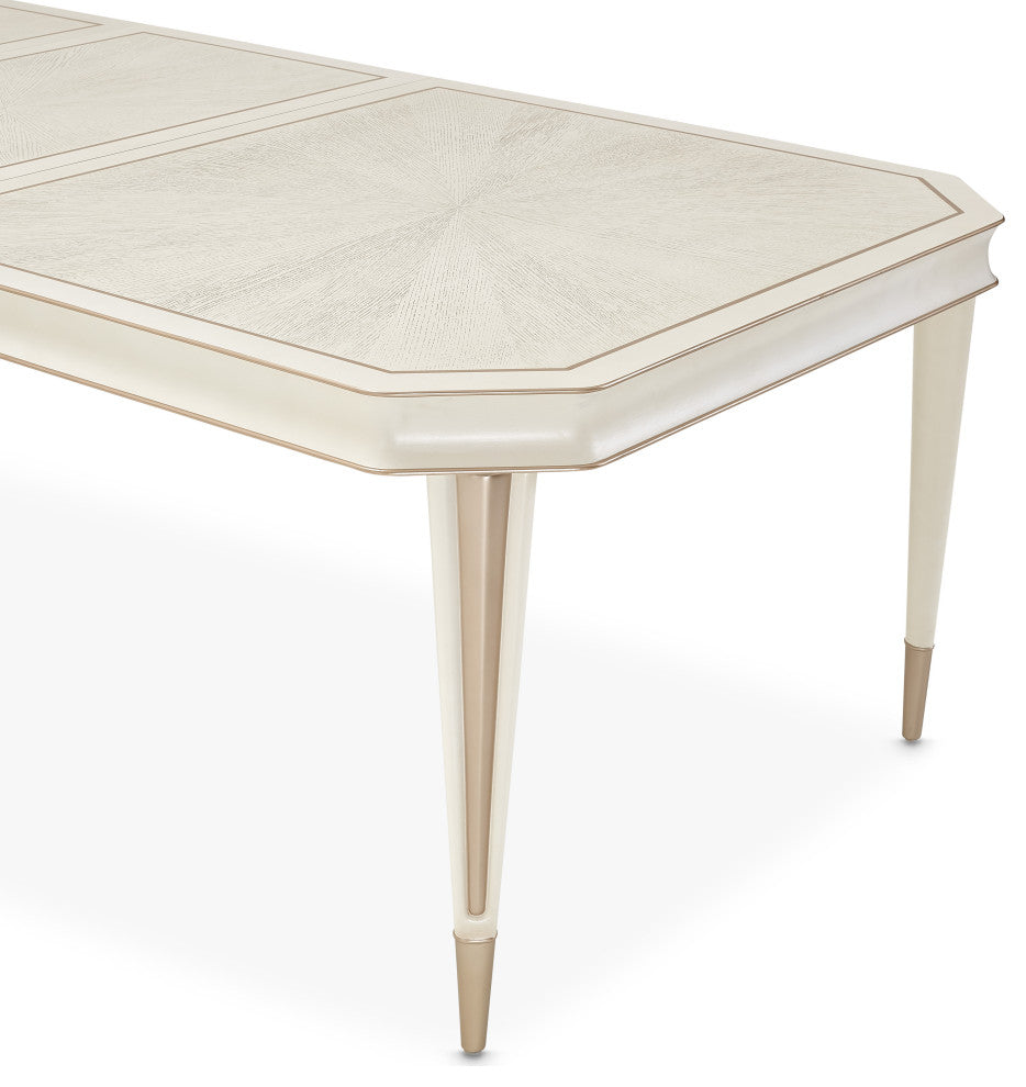 La Rachelle Rectangular Dining Table - Champagne