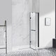 Ove Decors Annie 45" Tempered Shower Panels, Satin Nickel