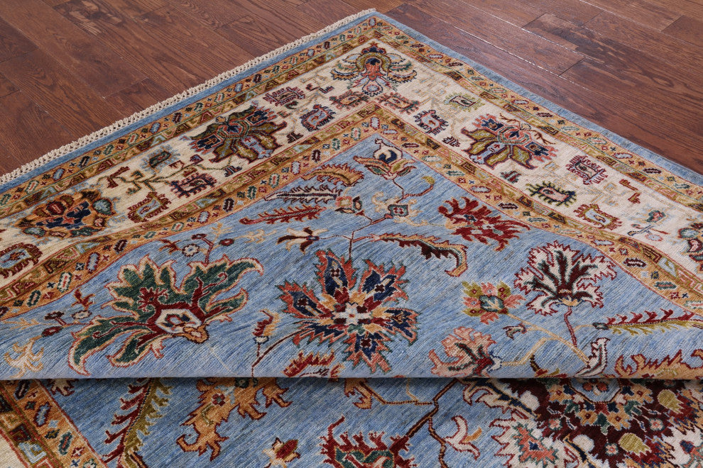 Persian Tabriz Hand Knotted Wool Rug 6' 9" X 10' 7" Q7733