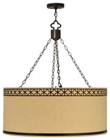 36W Cilindro Quatrefoil Textrene Pendant