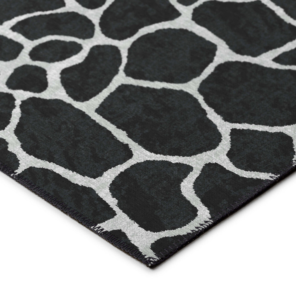 Indoor/Outdoor Mali ML4 Midnight Machine Washable 3' x 5' Rug