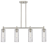 Crown Point 4 43.75" Island Lighting Satin Nickel