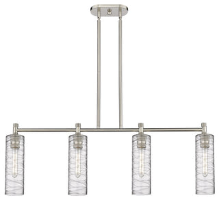 Crown Point 4 43.75" Island Lighting Satin Nickel
