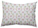 Christmas Beach Pattern Accent Pillow, Light Pink, 14"x20"