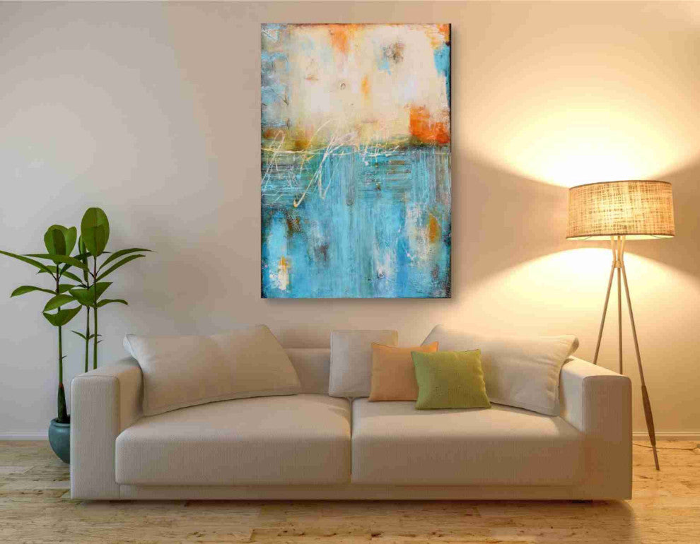 Epic Graffiti 'Forgotten Password' by Erin Ashley Giclee Wall Art, 40"x60"