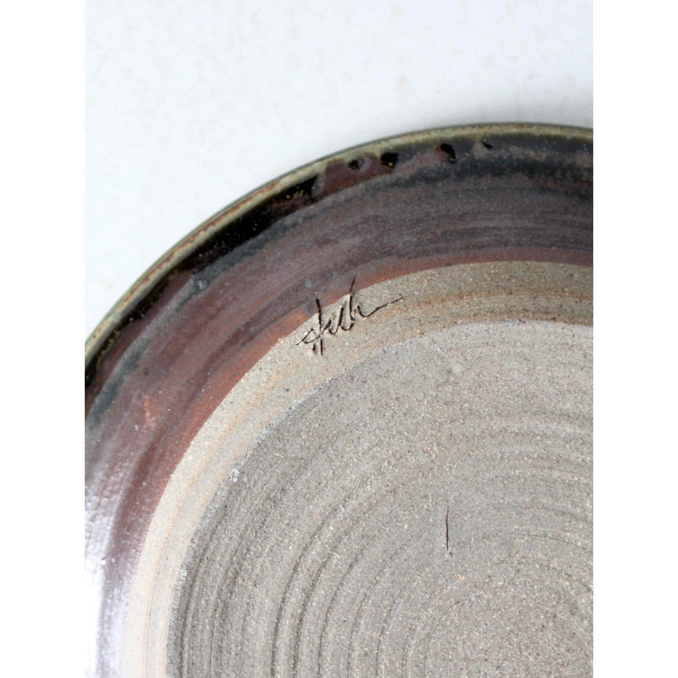 Consigned, Vintage Studio Pottery Platter Plate