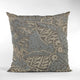 Plutus Blue Festive Jacquard Luxury Throw Pillow, 26"x26"