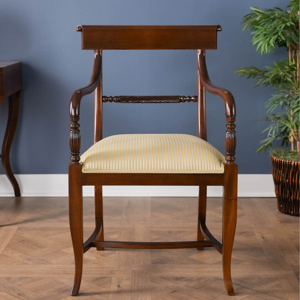 Twist Back Arm Chair