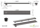 Offset Linear Drain, 40 Inch Side Outlet Linear Drain Complete Set, Wind
