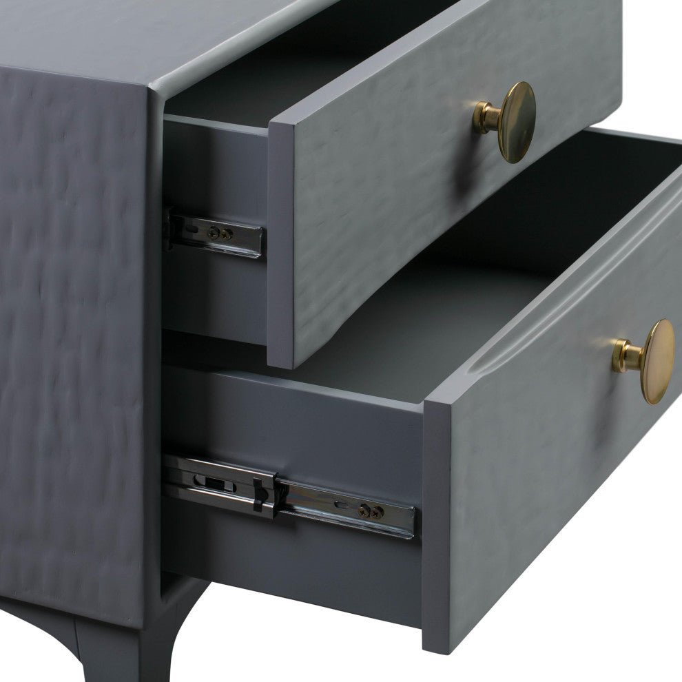 Divine Grey Nightstand - Grey