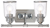 Livex Lighting Lawrenceville Light Bath Vanity, Polished Chrome
