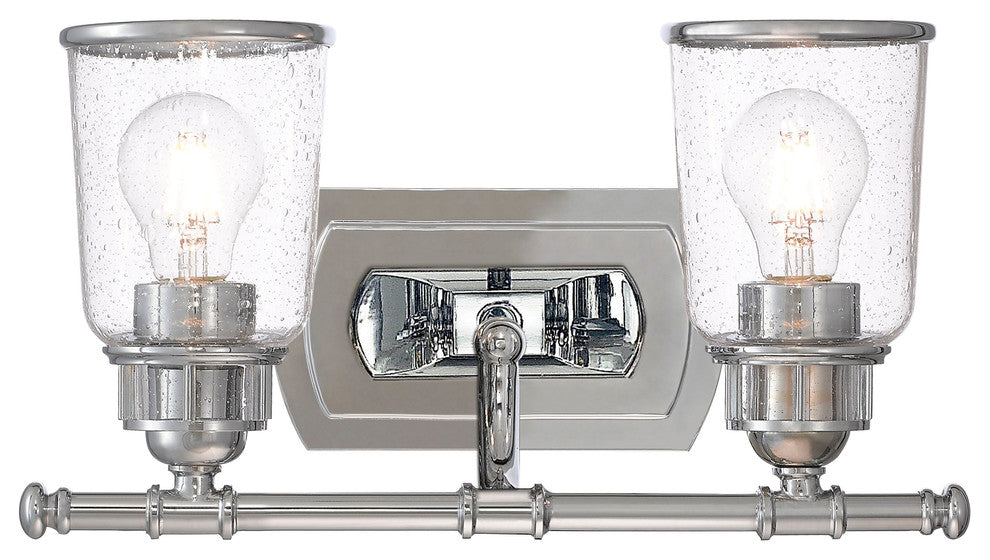Livex Lighting Lawrenceville Light Bath Vanity, Polished Chrome