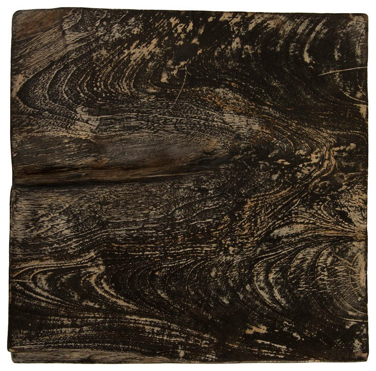 Black Wash Stool, Square