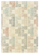 2' X 3' Ivory Multi Neutral Tone Scratch Indoor Accent Rug