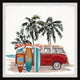 "Have a Very Beachy Christmas" Framed Painting Print, 32x32