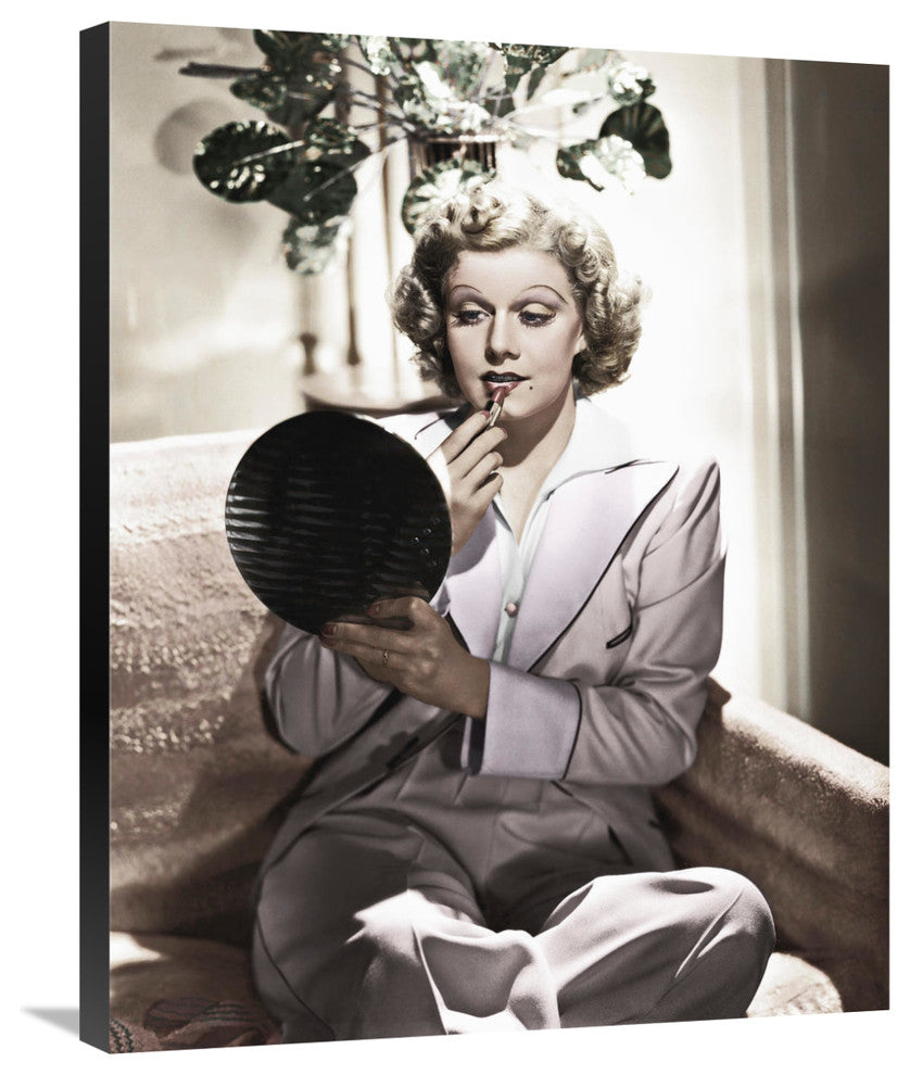 "Jean Harlow" Stretched Canvas Giclee by Hollywood Photo Archive, 24"x30"