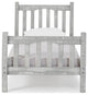 Mission Twin Bed, Gray