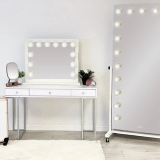 Starlight Plus Makeup Vanity Mirror, White, Non-Bt