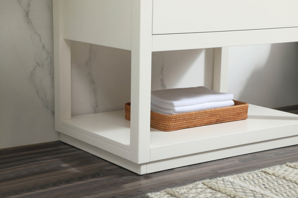 Louie 30" Single Bathroom Vanity, White