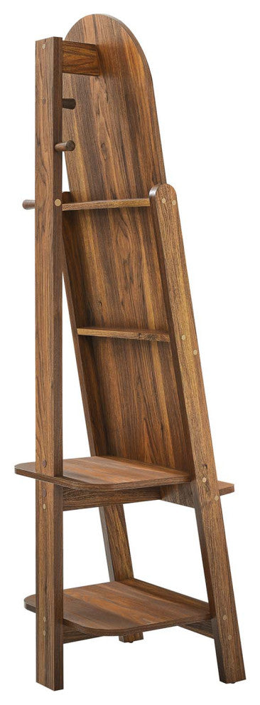 Ascend Standing Mirror, Walnut