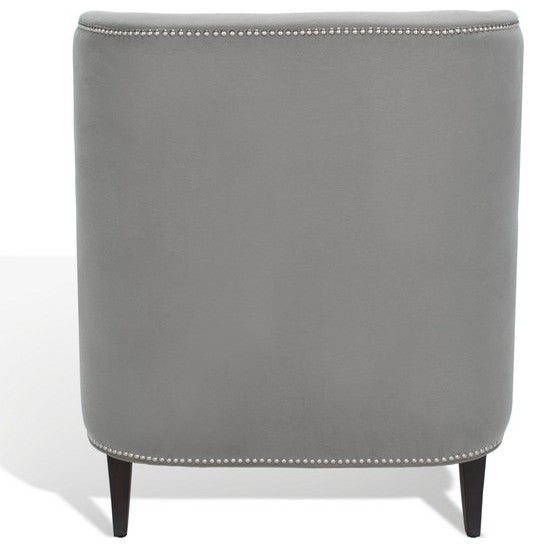 Safavieh Jamie Upholstered Chaise Lounge Granite