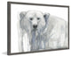 "Polar Bear" Framed Painting Print, 36"x24"