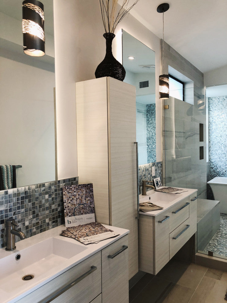 Varaluz-240M01MBFG-One Light Mini Pendant Matte Black/French Gold