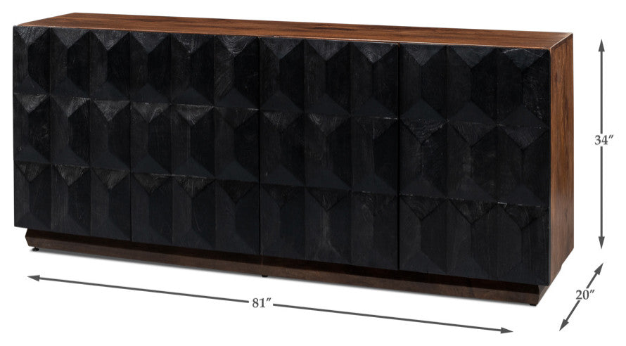 Modern Architectural Sideboard