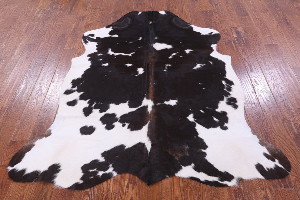 6' 5" X 5' 10" Natural Cowhide Rug C2219