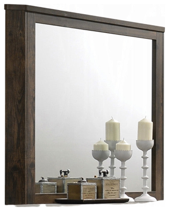 ACME Elettra Mirror, Antique Walnut