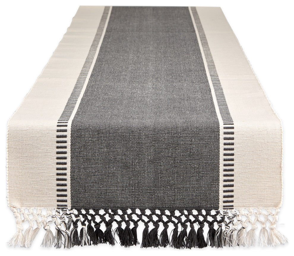 Mineral Dobby Stripe Table Runner 13"x72"