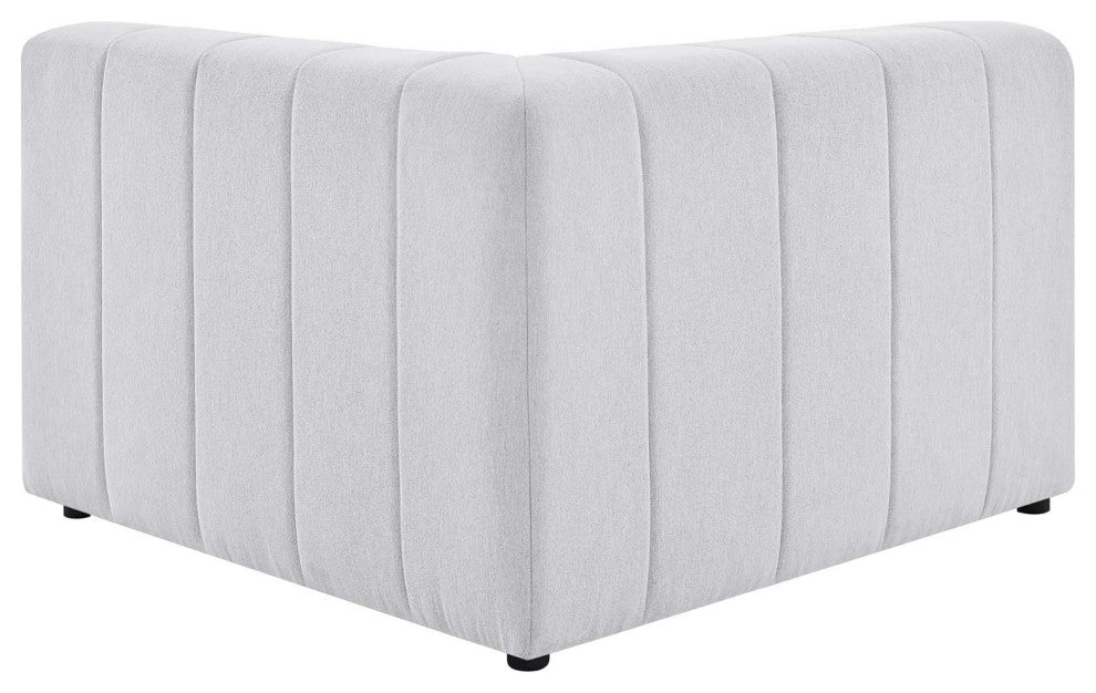 Bartlett Upholstered Fabric Upholstered Fabric 4-Piece Sectional Sofa Ivory