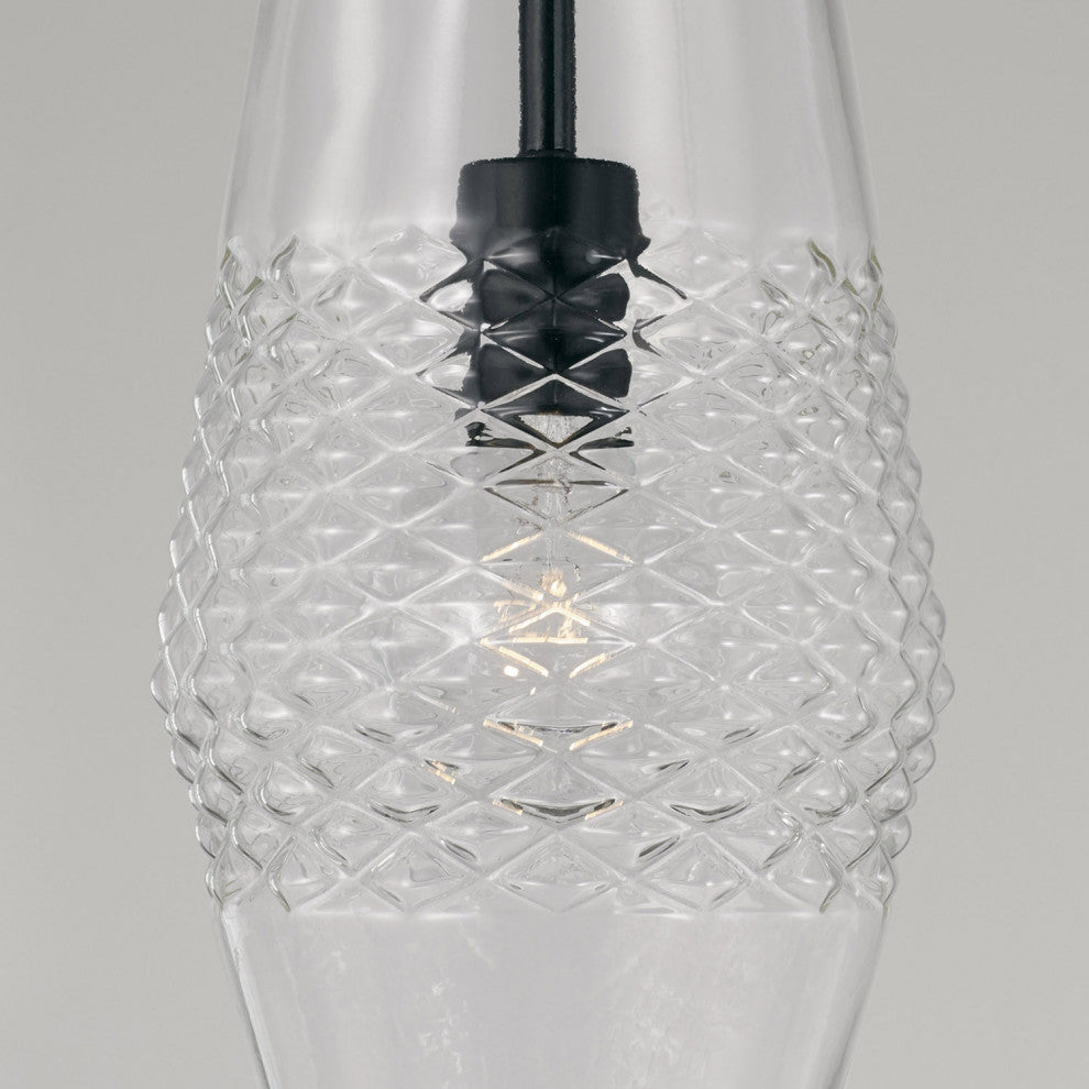 Capital Lighting 345011 Dena 7"W Pendant - Brushed Nickel