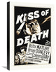 "Kiss Of Death" Stretched Canvas Giclee by Hollywood Photo Archive, 15x22"
