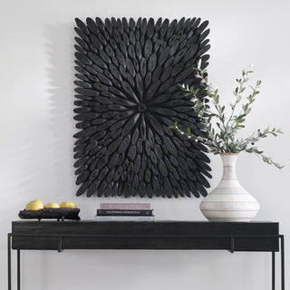 Bahama Black Wood Wall Decor