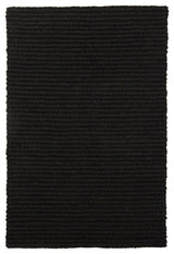 Anni Contemporary Area Rug, Black, 7'9"x10'6" Rectangle